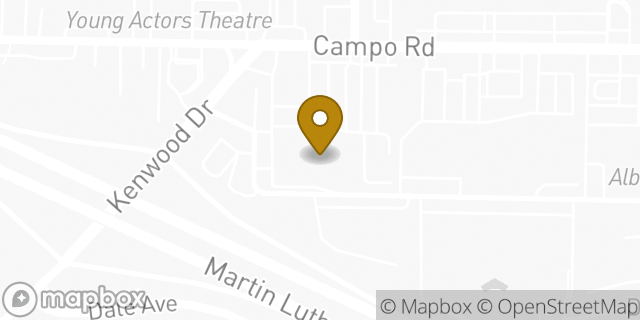 Map showing the location of ATM CVS in Spring Valley, CA