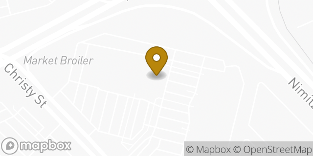 Map showing the location of HomeGoods in Fremont, CA 94538