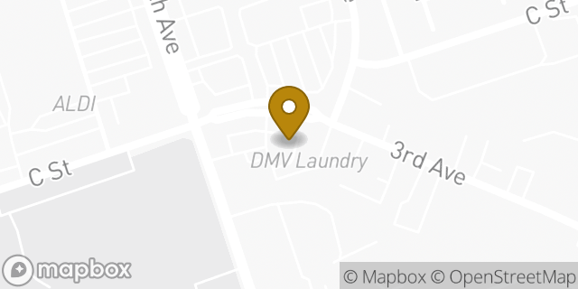 Map showing the location of Starbucks in Chula Vista, CA 91910