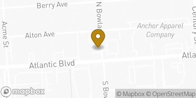 Map showing the location of Enterprise Rent-A-Car in Jacksonville, FL 32211