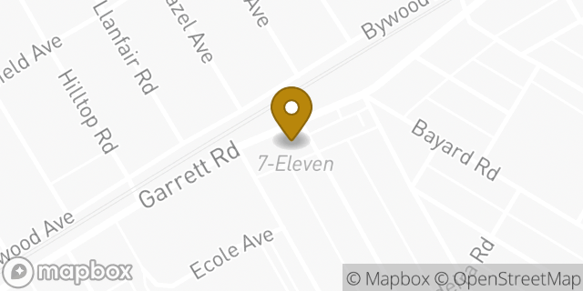 Map showing the location of Amazon Locker - Piyush in Upper Darby, PA 19082