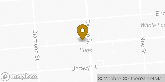 Map showing the location of The UPS Store in San Francisco, CA 94114