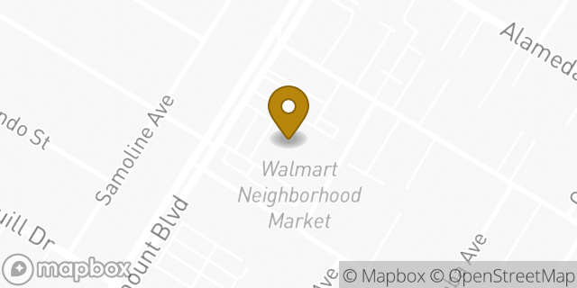 Map showing the location of Walmart Neighborhood Market in Downey, CA 90242