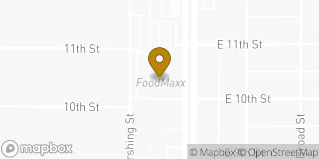Map showing the location of Coinme in Bakersfield, CA 93307