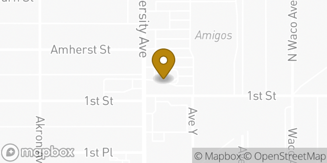 Map showing the location of McDonald's in Lubbock, TX 79415