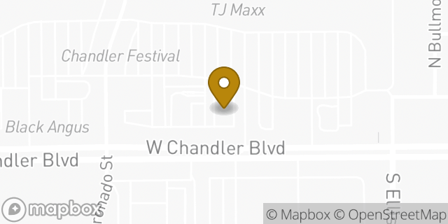 Map showing the location of McDonald's in Chandler, AZ 85224