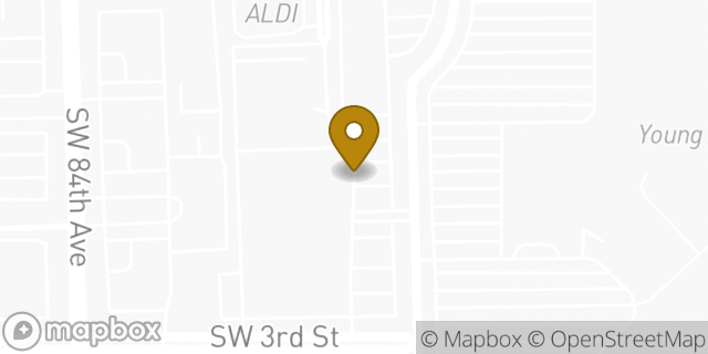 Map showing the location of Starbucks Coffee Company in Plantation, FL 33324
