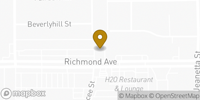 Map showing the location of EZPAWN in Houston, TX 77063