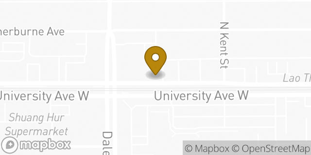 Map showing the location of Subway in St Paul, MN 55103