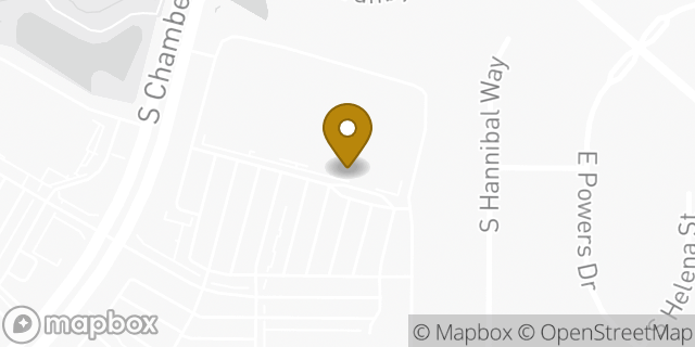 Map showing the location of The Home Depot in Aurora, CO 80015
