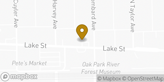 Map showing the location of Subway in Oak Park, IL 60302