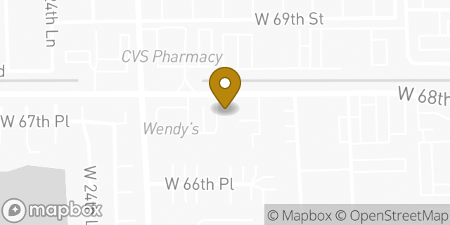 Map showing the location of Dunkin' in Hialeah, FL 33016