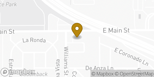 Map showing the location of Amazon Locker - Dimple in Tustin, CA 92780