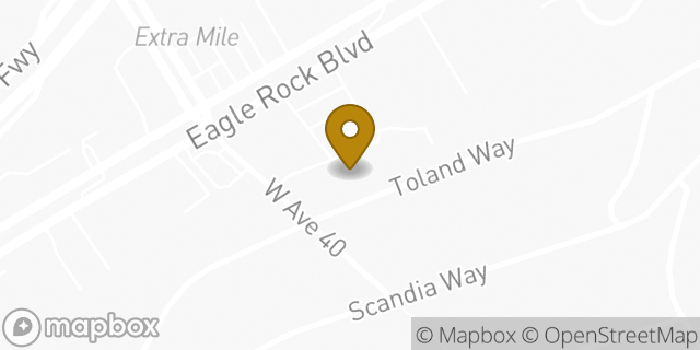 Map showing the location of Papa Johns Pizza in Los Angeles, CA 90065