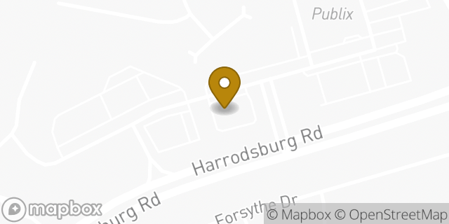 Map showing the location of Chipotle Mexican Grill in Lexington, KY 40513