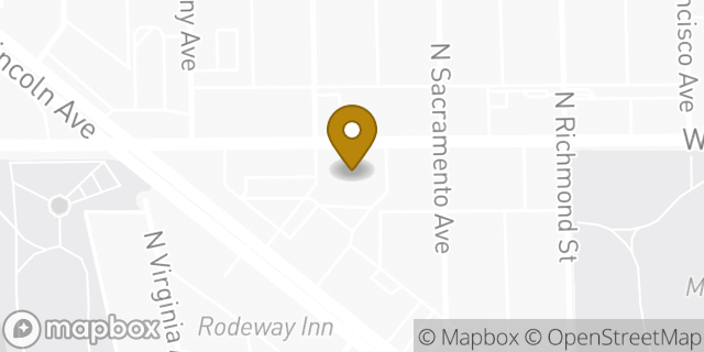 Map showing the location of Walgreens in Chicago, IL 60659