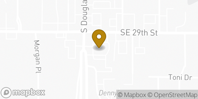 Map showing the location of McDonald's in Oklahoma City, OK 73130