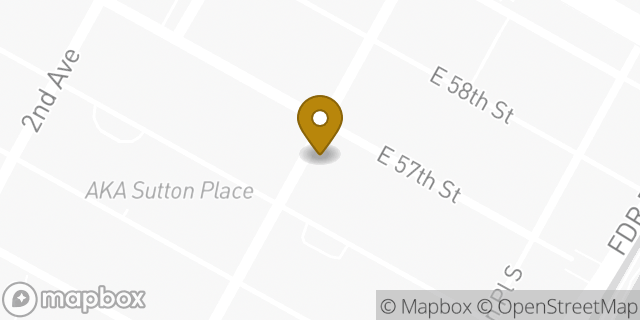 Map showing the location of The UPS Store in New York, NY 10022