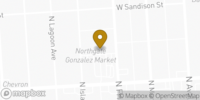 Map showing the location of Coinstar in Los Angeles, CA 90744