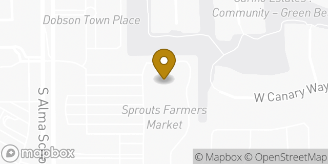 Map showing the location of Marshalls in Chandler, AZ 85286