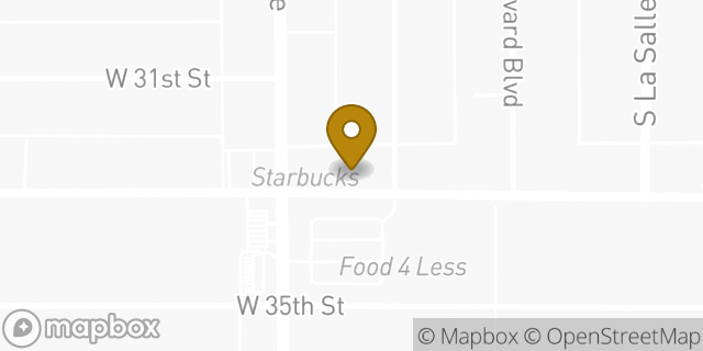 Map showing the location of Coinme in Los Angeles, CA 90018