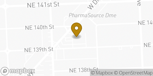 Map showing the location of Papa Johns Pizza in North Miami, FL 33161