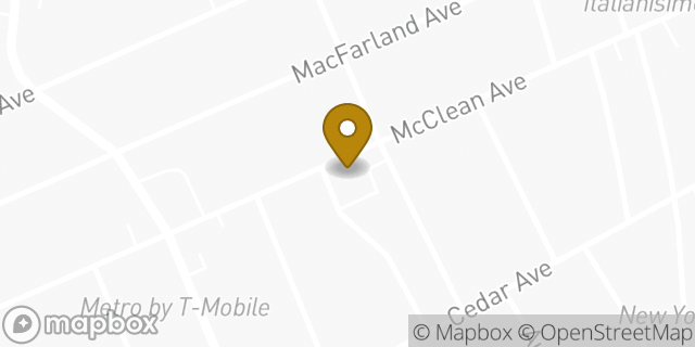 Map showing the location of American Legion in New York, NY 10305