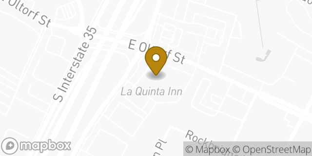 Map showing the location of La Quinta Inn Austin Oltorf in Austin, TX 78741