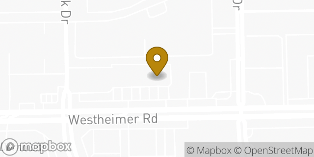 Map showing the location of Subway in Houston, TX 77077