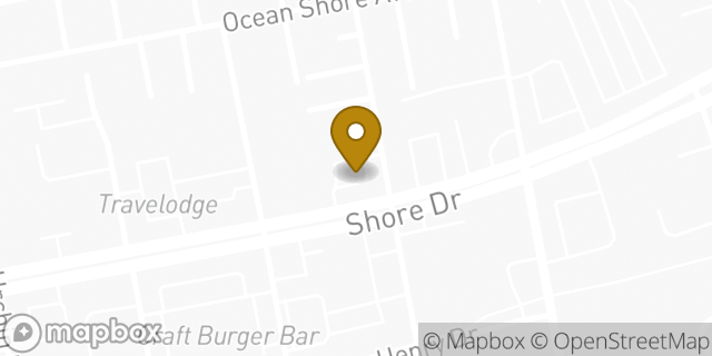 Map showing the location of Dunkin' in Virginia Beach, VA 23451