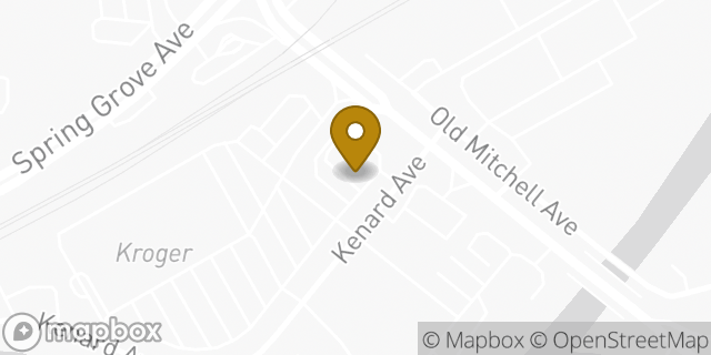 Map showing the location of McDonald's in Cincinnati, OH 45232
