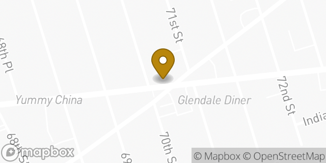 Map showing the location of Dunkin' in Ridgewood, NY 11385