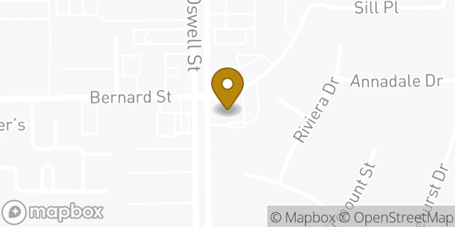 Map showing the location of Citibank in Bakersfield, CA 93306