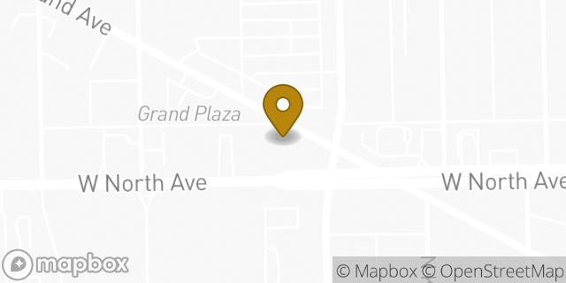 Map showing the location of Amazon Locker - Screening in Chicago, IL 60639