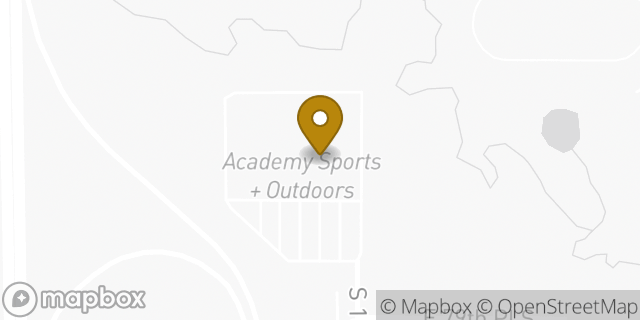 Map showing the location of Academy Sports + Outdoors in Tulsa, OK 74133