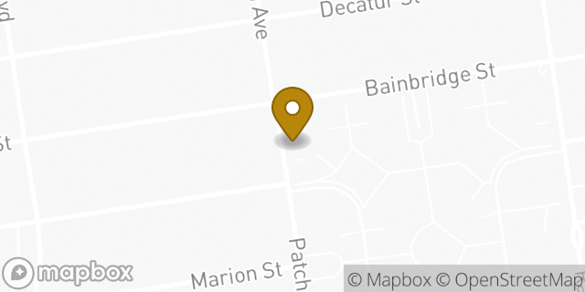 Map showing the location of Amazon Locker - Sonja in Brooklyn, NY 11233