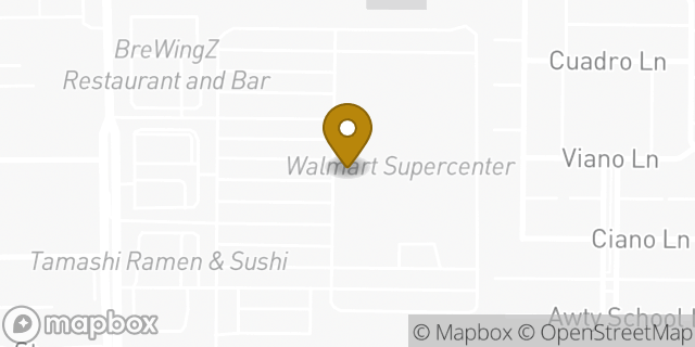 Map showing the location of Walmart Supercenter in Houston, TX 77055