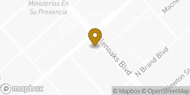 Map showing the location of 7-Eleven in San Fernando, CA 91340