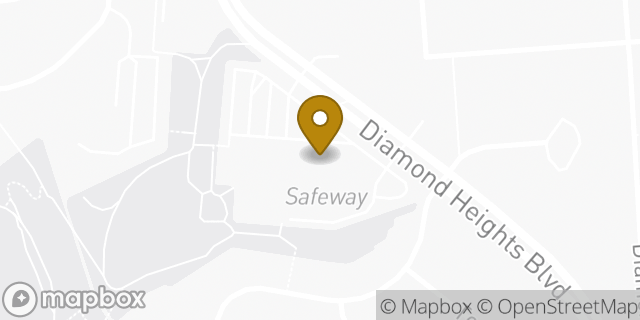 Map showing the location of Safeway in San Francisco, CA 94131