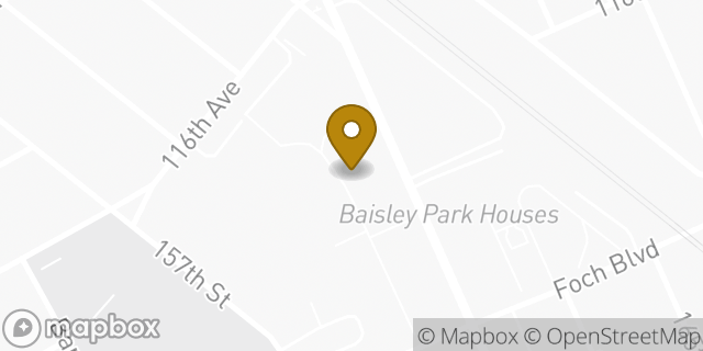 Map showing the location of Amazon Locker - Forebear in Queens, NY 11434