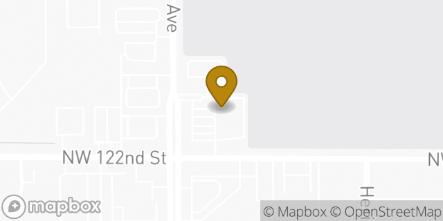 Map showing the location of Amazon Locker - Sanden in Oklahoma City, OK 73120