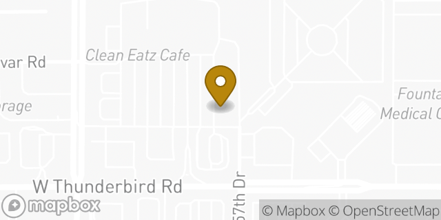 Map showing the location of Subway in Glendale, AZ 85306