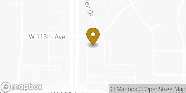 Map showing the location of ATM 7ELEVEN-FCTI in Westminster, CO 80031