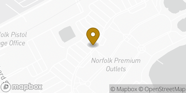 Map showing the location of Parking at Norfolk Premium Outlets in Norfolk, VA 23502