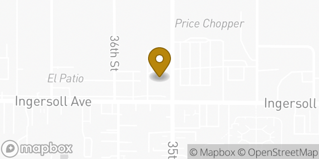Map showing the location of ATM Walgreens in Des Moines, IA