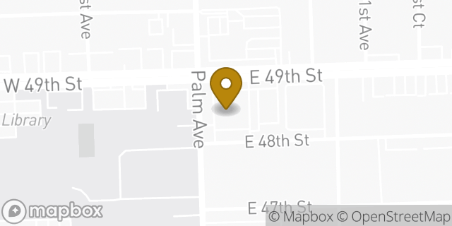 Map showing the location of Walgreens in Hialeah, FL