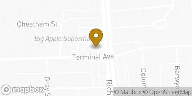 Map showing the location of ATM 7ELEVEN-FCTI in Richmond, VA 23234