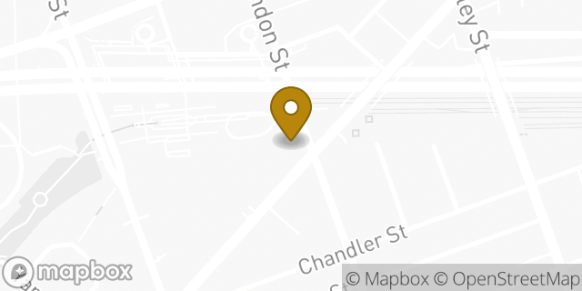 Map showing the location of CVS Pharmacy in Boston, MA 02116