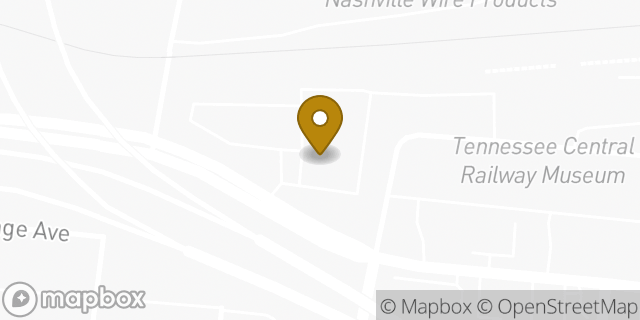 Map showing the location of Penske Truck Rental in Nashville, TN 37210