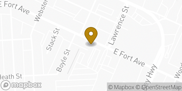 Map showing the location of McDonald's in Baltimore, MD 21230